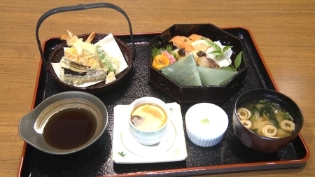 桜鱒と鯛の昆布〆寿司膳