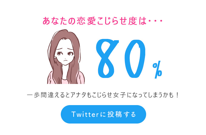 80％（一歩間違えるとアナタもこじらせ女子になってしまうかも！）